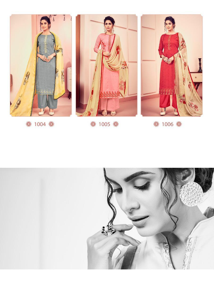Shanvi By Sunrise Creation 1001 To 1009 Series Beautiful Pakistani Suits Stylish Fancy Colorful Party Wear & Ethnic Wear Glace Cotton With Embroidery Dresses At Wholesale Price