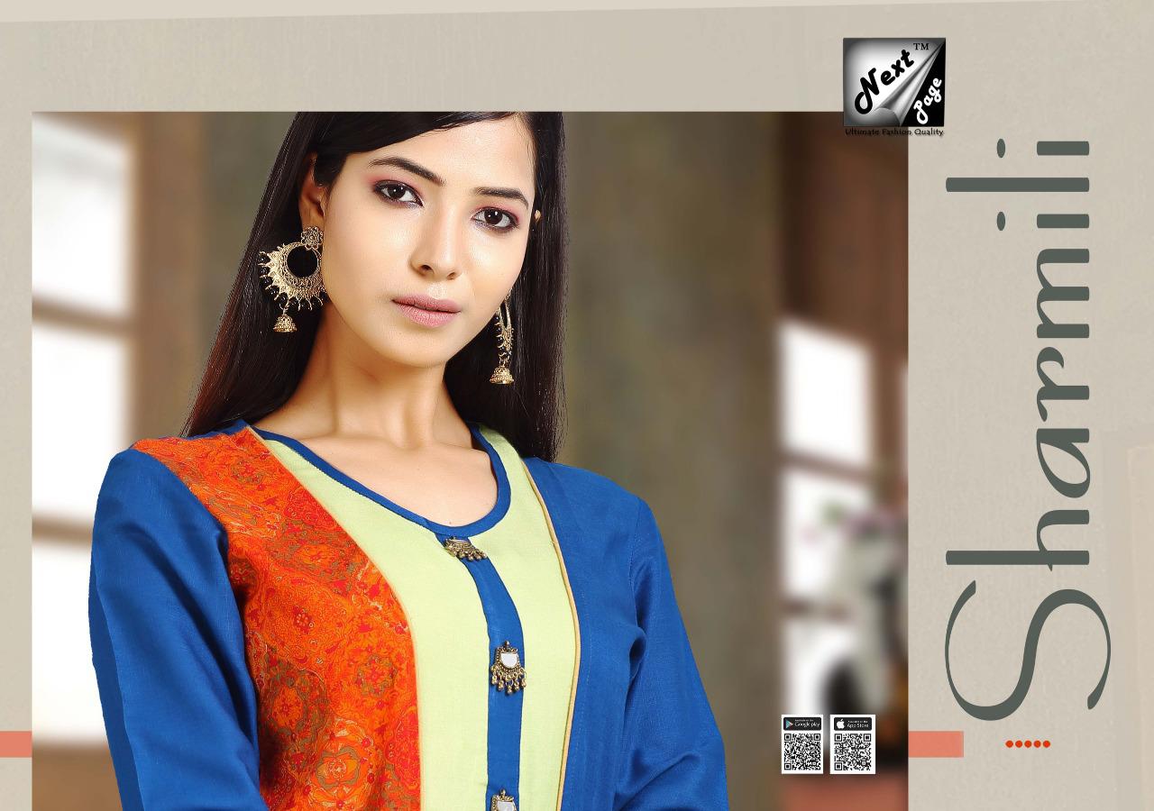 Sharmili By Next Page 1001 To 1008 Series Designer Beautiful Stylish Colorful Fancy Ready To Wear & Casual Wear & Ethnic Wear Heavy Rayon And Cotton Kurtis At Wholesale Price