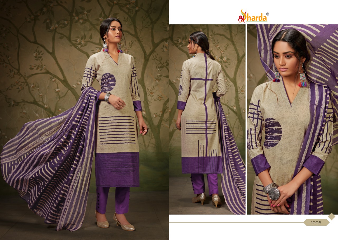 Shaziya By Sharda 1001 To 1006 Series Beautiful Suits Stylish Fancy Colorful Casual Wear & Ethnic Wear Pure Lawn Digital Printed Dresses At Wholesale Price