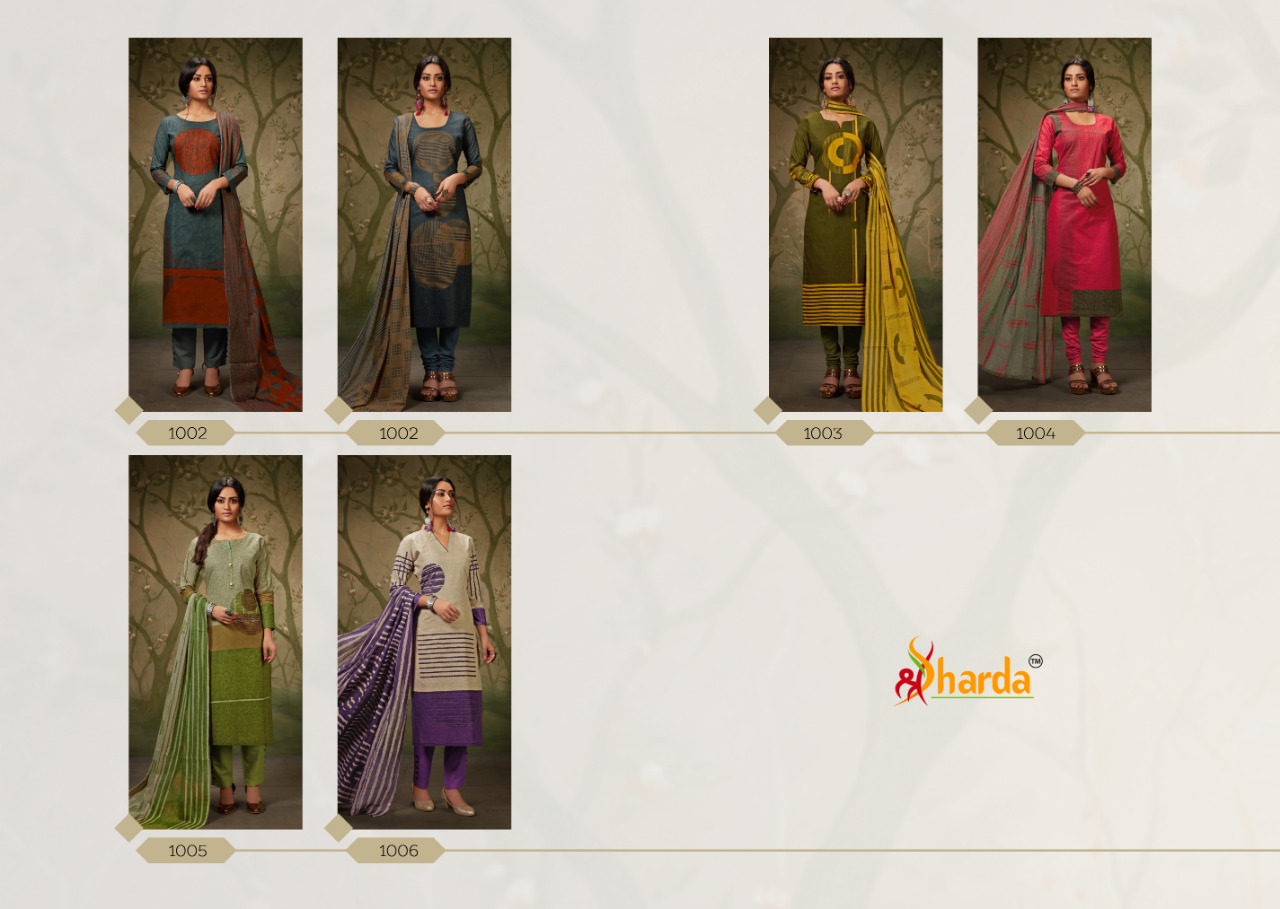 Shaziya By Sharda 1001 To 1006 Series Beautiful Suits Stylish Fancy Colorful Casual Wear & Ethnic Wear Pure Lawn Digital Printed Dresses At Wholesale Price