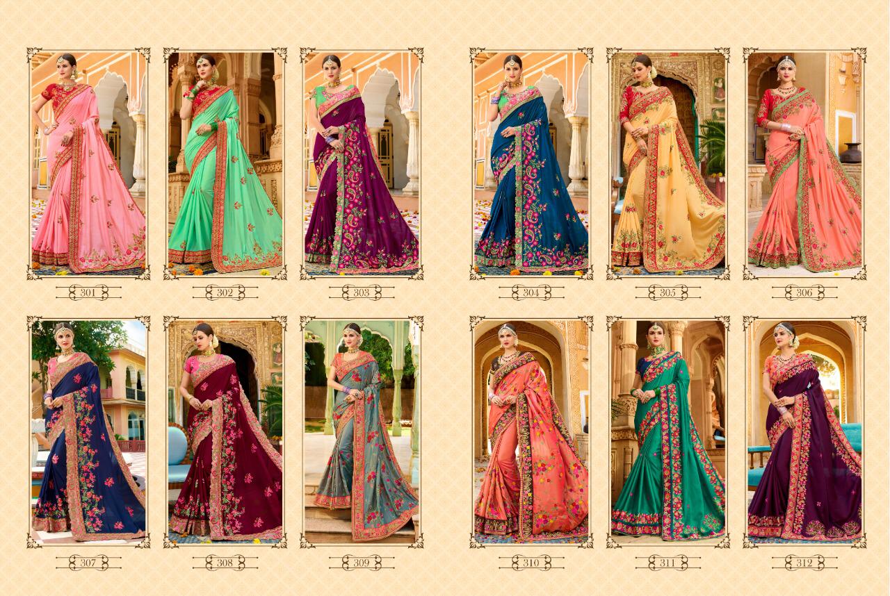 Shilp Vol-3 By Shilp Sarees 301 To 312 Series Indian Traditional Wear Collection Beautiful Stylish Fancy Colorful Party Wear & Occasional Wear Fancy Silk Sarees At Wholesale Price