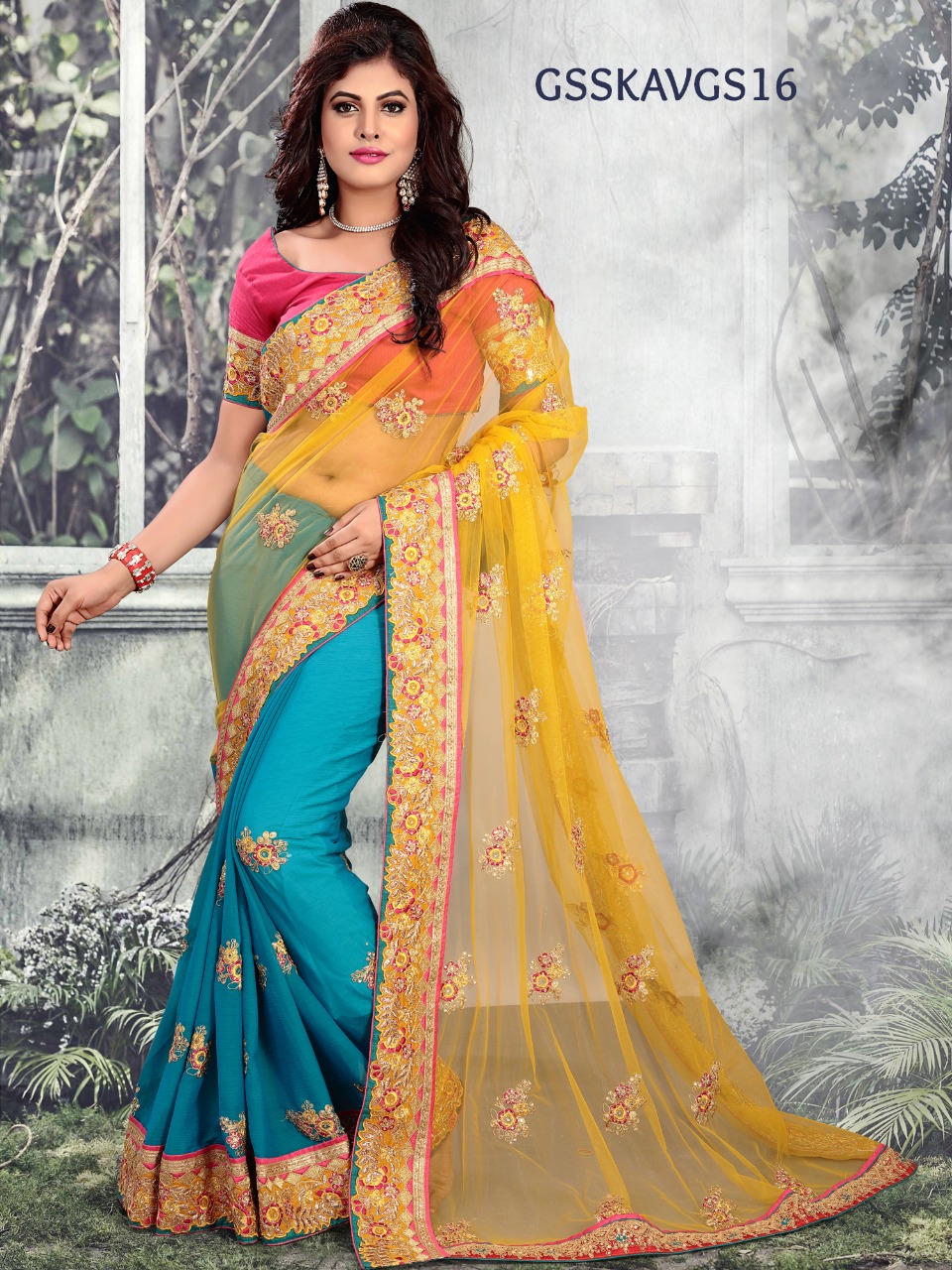 Shilp Kala By Aasvaa Indian Traditional Wear Collection Beautiful Stylish Fancy Colorful Party Wear & Occasional Wear Fancy Embroidered Sarees At Wholesale Price