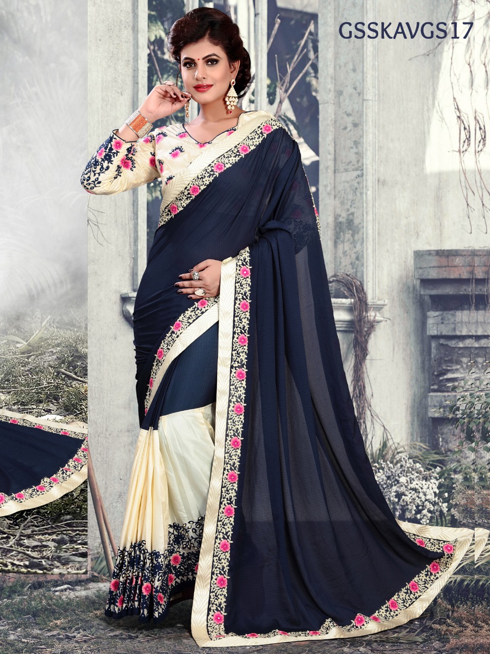 Shilp Kala By Aasvaa Indian Traditional Wear Collection Beautiful Stylish Fancy Colorful Party Wear & Occasional Wear Fancy Embroidered Sarees At Wholesale Price