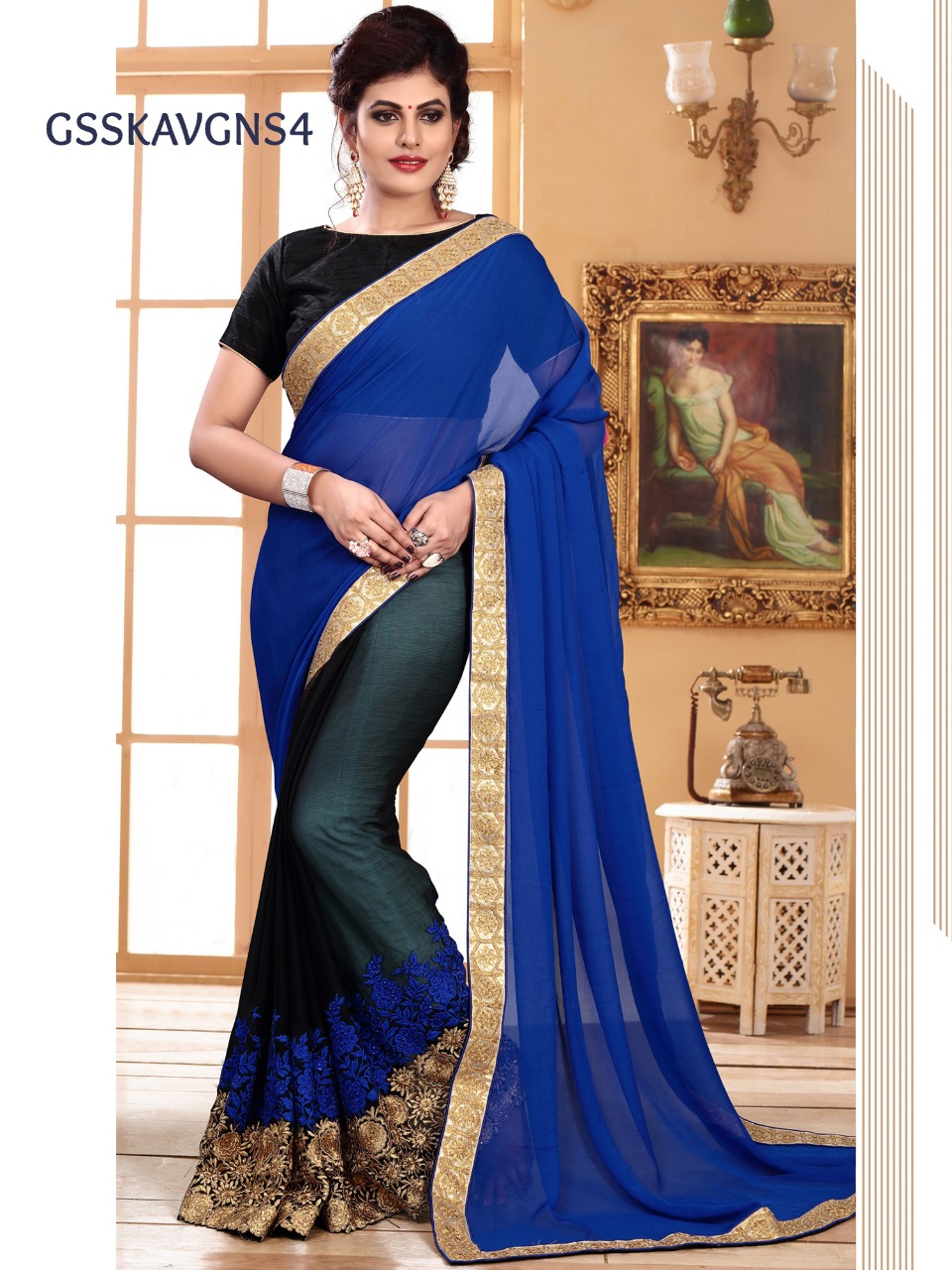 Shilp Kala By Aasvaa Indian Traditional Wear Collection Beautiful Stylish Fancy Colorful Party Wear & Occasional Wear Fancy Embroidered Sarees At Wholesale Price