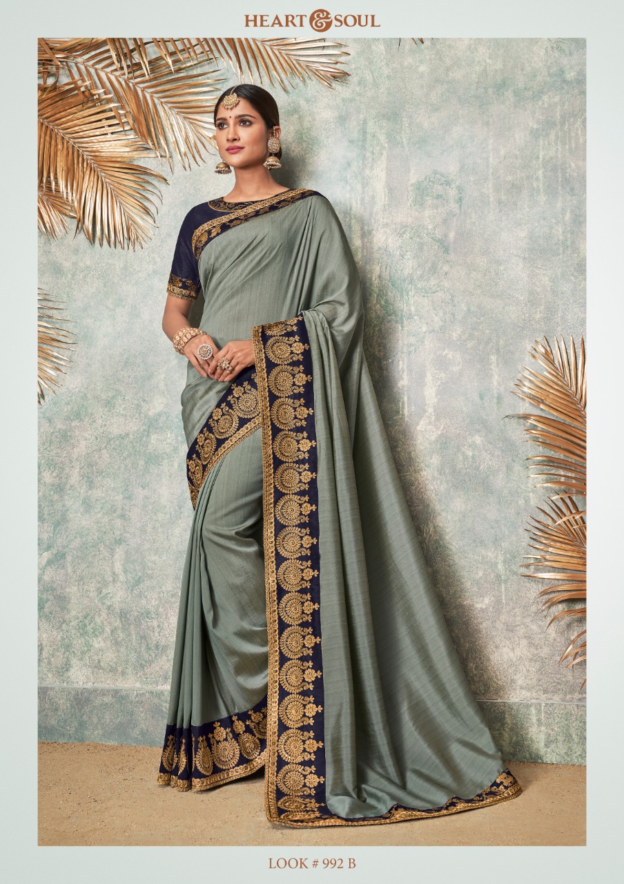Shivali By Heart & Soul 992-a To 1004 Series Indian Traditional Wear Collection Beautiful Stylish Fancy Colorful Party Wear & Occasional Wear Fancy Sarees At Wholesale Price