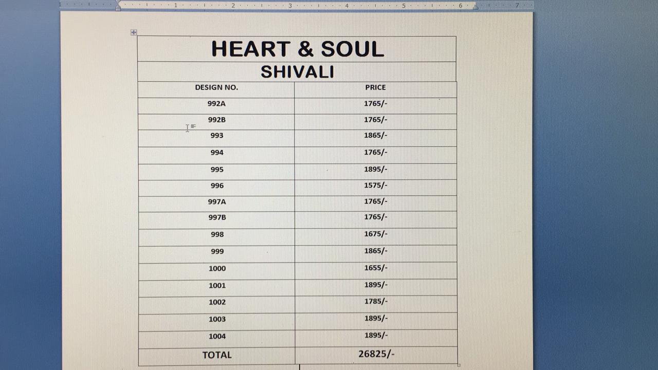 Shivali By Heart & Soul 992-a To 1004 Series Indian Traditional Wear Collection Beautiful Stylish Fancy Colorful Party Wear & Occasional Wear Fancy Sarees At Wholesale Price