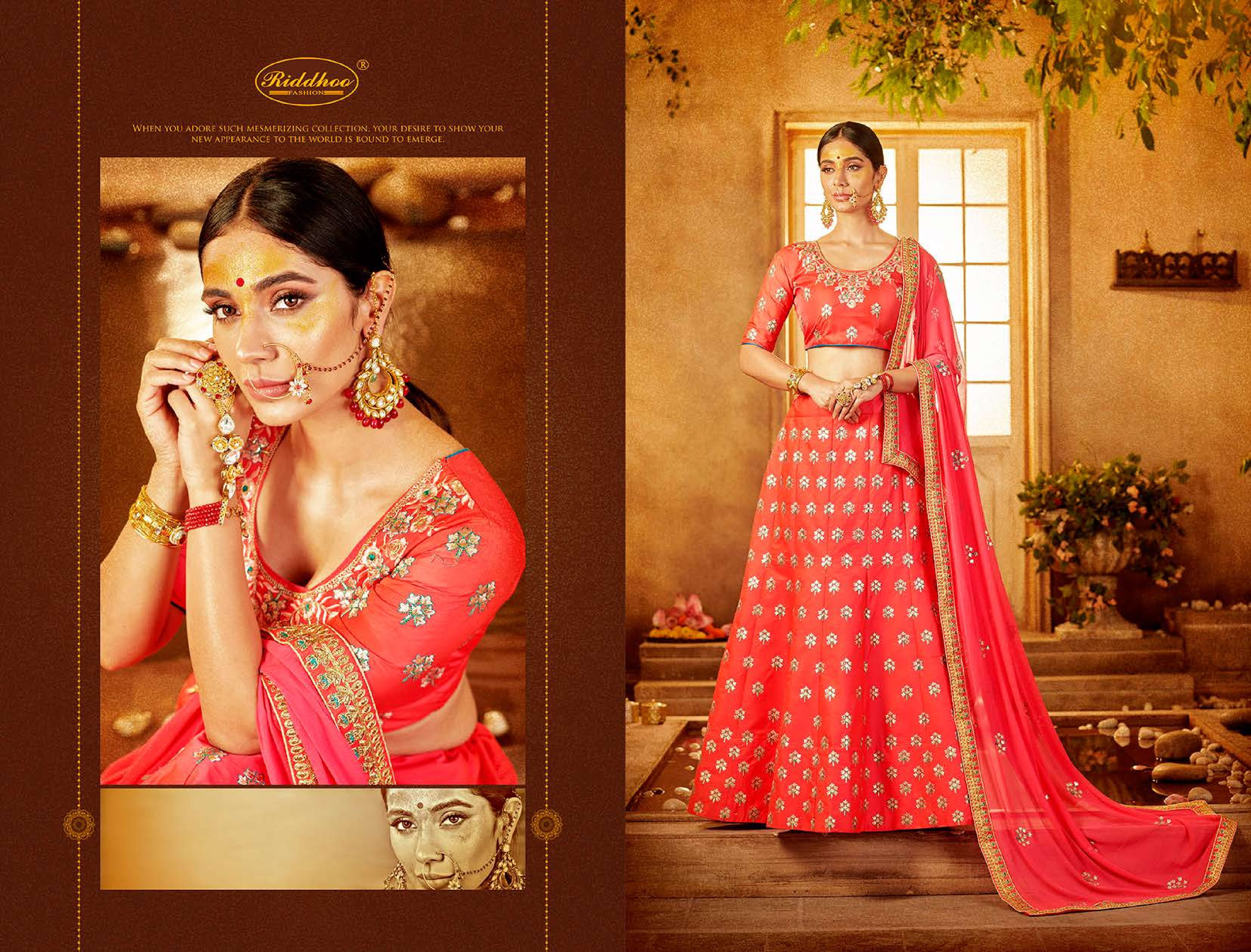 Shivoham By Riddhoo Fashion 01 To 08 Series Designer Wedding Collection Beautiful Stylish Fancy Colorful Party Wear & Occasional Wear Silk Embroidered Lehengas At Wholesale Price