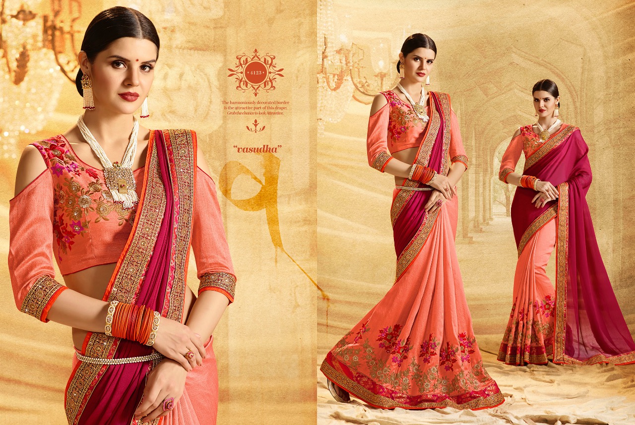 Shivranjani 4116 Series By Shivranjani Sarees 4116 To 4127 Series Indian Traditional Wear Collection Beautiful Stylish Fancy Colorful Party Wear & Occasional Wear Fancy Embroidered Sarees At Wholesale Price
