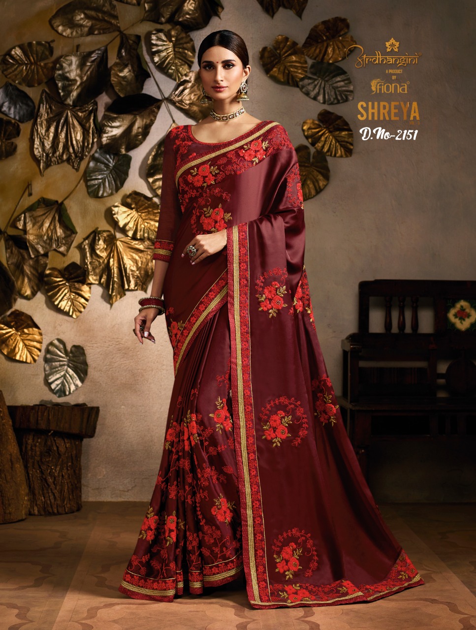 Shreya Vol-3 By Ardhangini 2151 To 2159 Series Indian Traditional Wear Collection Beautiful Stylish Fancy Colorful Party Wear & Occasional Wear Fancy Sarees At Wholesale Price