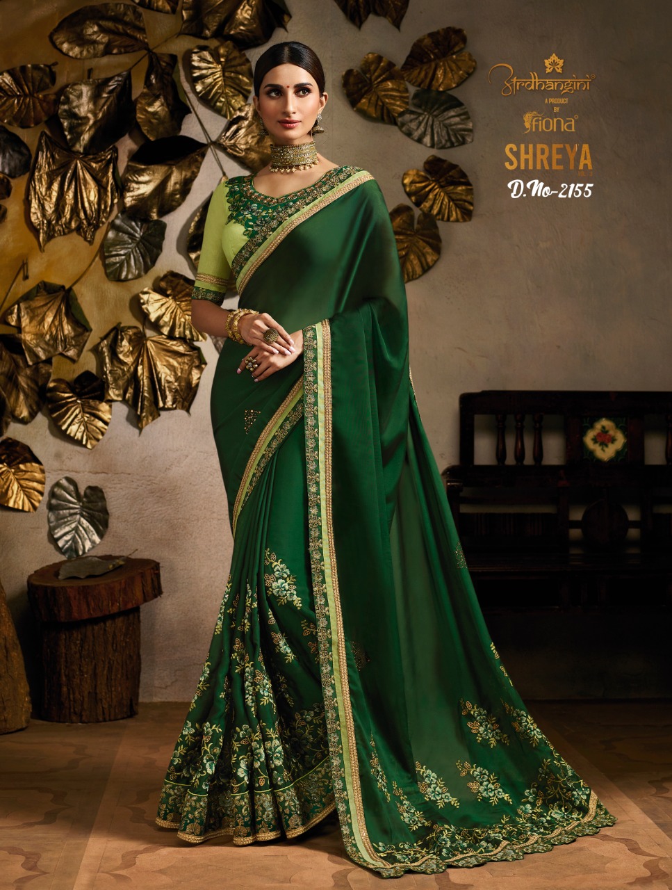 Shreya Vol-3 By Ardhangini 2151 To 2159 Series Indian Traditional Wear Collection Beautiful Stylish Fancy Colorful Party Wear & Occasional Wear Fancy Sarees At Wholesale Price