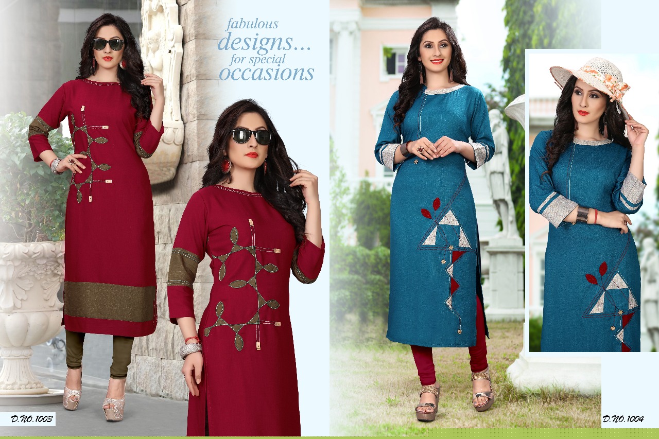 Shringar Vol-1 By Tilak 1001 To 1006 Series Beautiful Colorful Stylish Fancy Casual Wear & Ethnic Wear & Ready To Wear Cotton Slub Kurtis At Wholesale Price