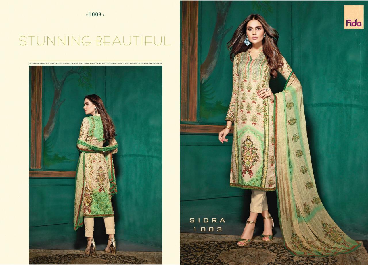 Fidra By Fida 1001 To 1008 Series Beautiful Stylish Fancy Colorful Casual Wear & Ethnic Wear Cotton Satin Printed Dresses At Wholesale Price