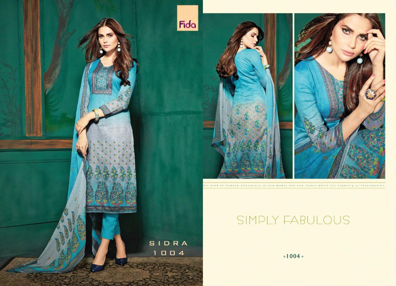 Fidra By Fida 1001 To 1008 Series Beautiful Stylish Fancy Colorful Casual Wear & Ethnic Wear Cotton Satin Printed Dresses At Wholesale Price