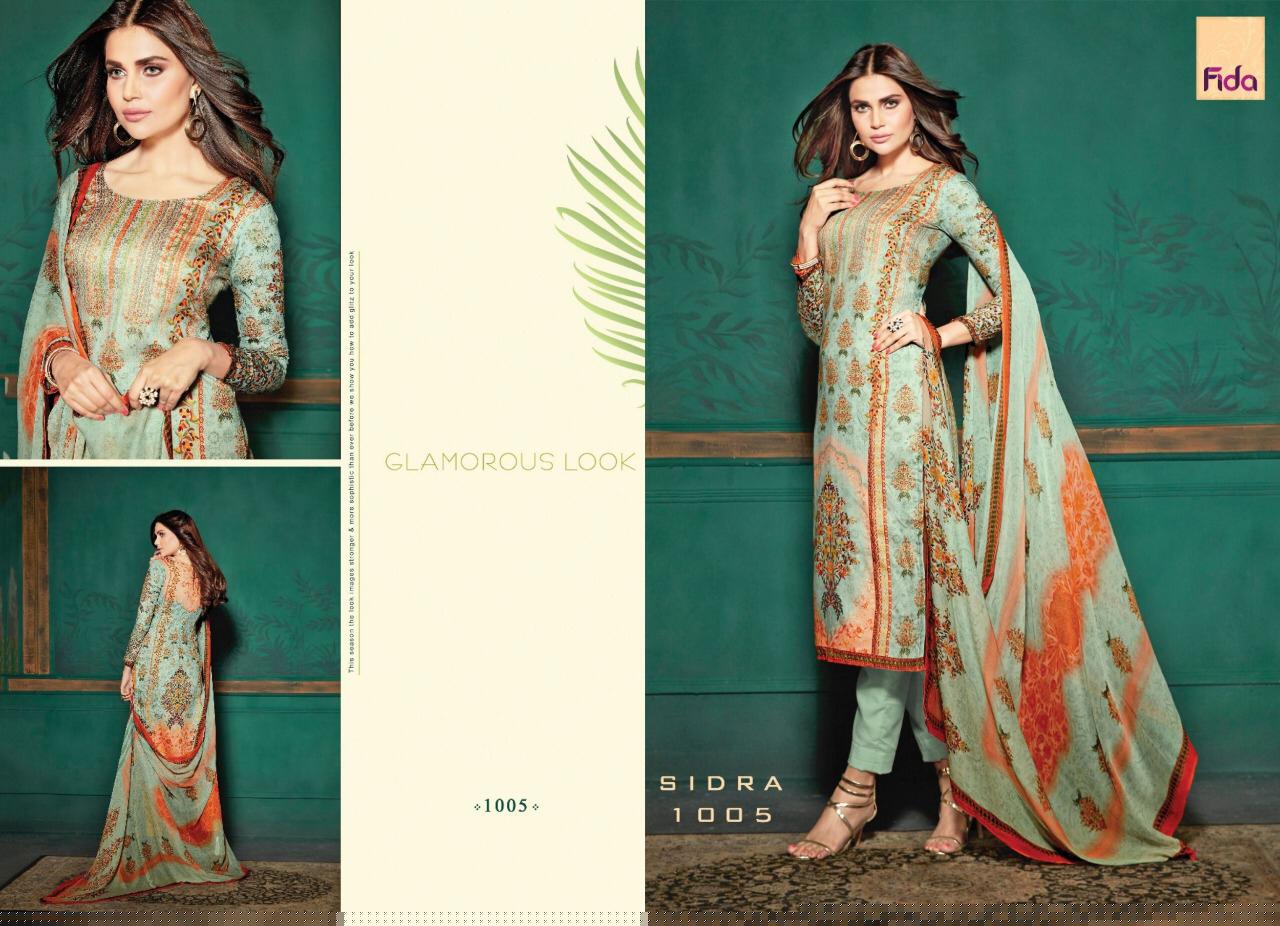 Fidra By Fida 1001 To 1008 Series Beautiful Stylish Fancy Colorful Casual Wear & Ethnic Wear Cotton Satin Printed Dresses At Wholesale Price