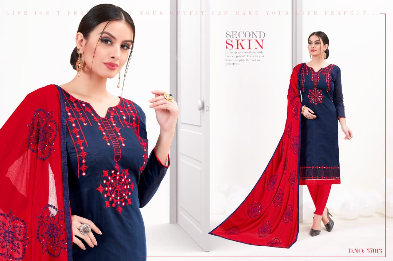 Signature Vol-37 By Best Choice 37013 To 37024 Series Designer Suits Collection Beautiful Stylish Colorful Fancy Party Wear & Occasional Wear Modal With Inner Embroidery Dresses At Wholesale Price