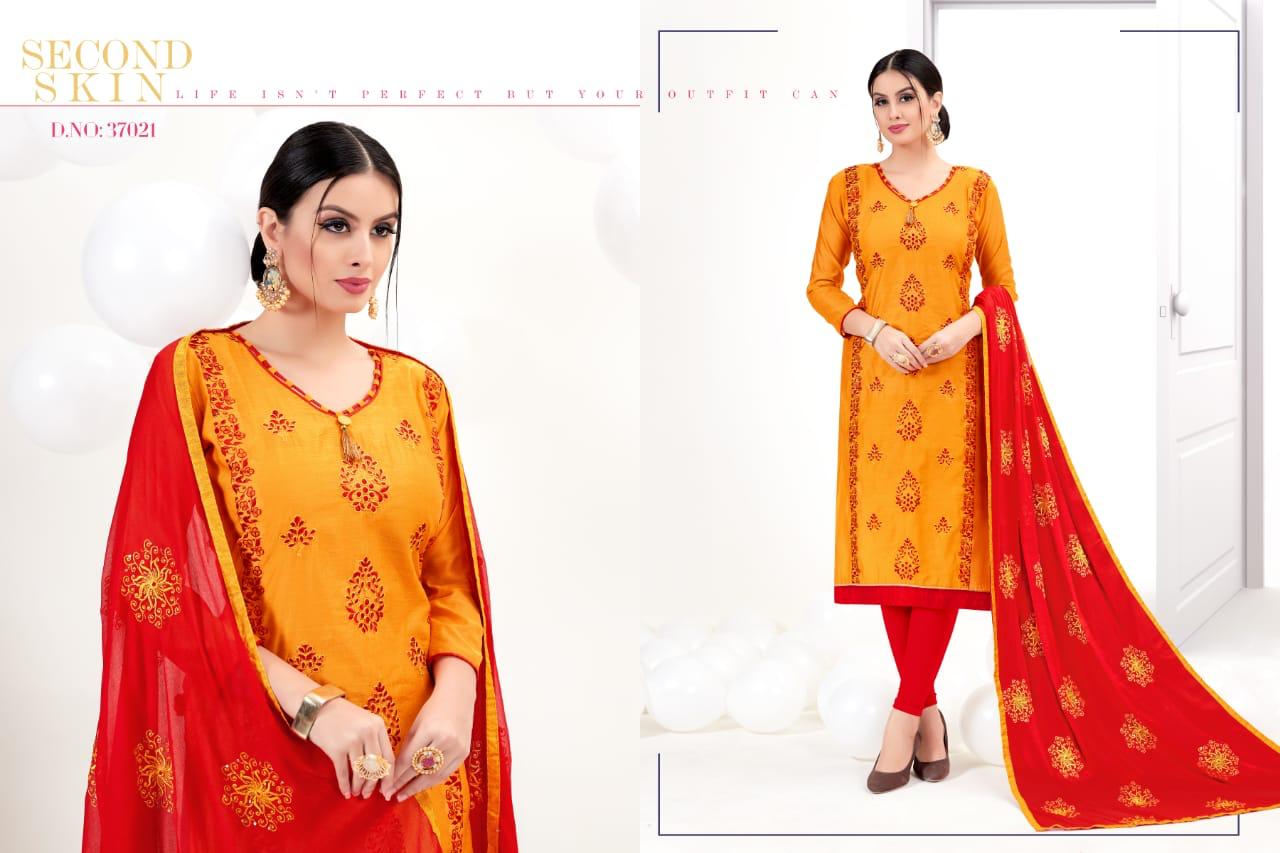 Signature Vol-37 By Best Choice 37013 To 37024 Series Designer Suits Collection Beautiful Stylish Colorful Fancy Party Wear & Occasional Wear Modal With Inner Embroidery Dresses At Wholesale Price