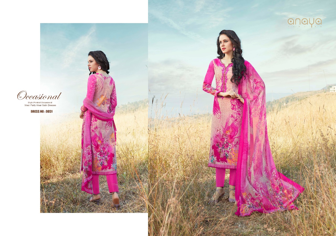 Signature By Anaya 9051 To 9060 Series Beautiful Collection Suits Stylish Fancy Colorful Casual Wear & Ethnic Wear Cambric Printed Dresses At Wholesale Price