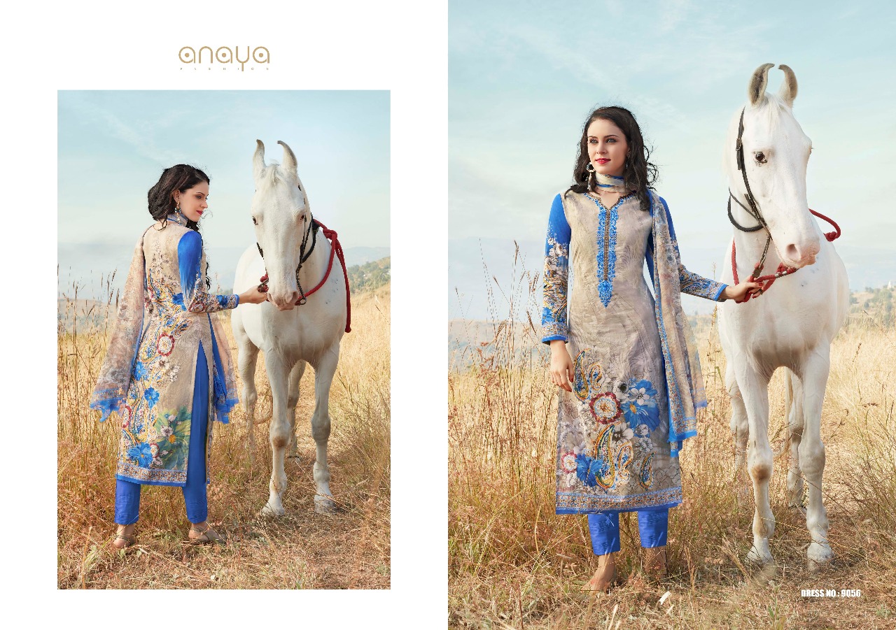 Signature By Anaya 9051 To 9060 Series Beautiful Collection Suits Stylish Fancy Colorful Casual Wear & Ethnic Wear Cambric Printed Dresses At Wholesale Price