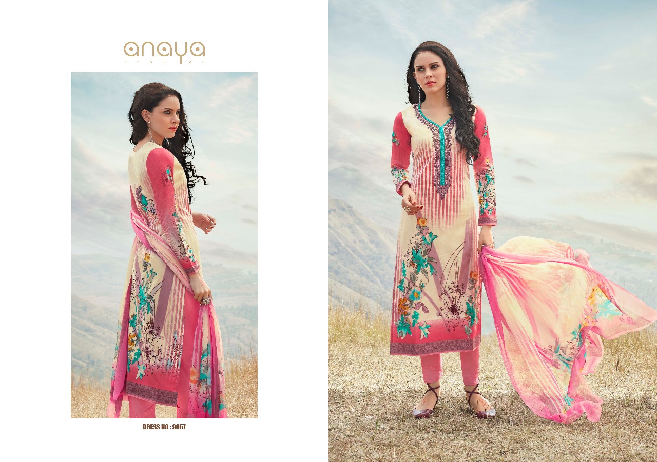 Signature By Anaya 9051 To 9060 Series Beautiful Collection Suits Stylish Fancy Colorful Casual Wear & Ethnic Wear Cambric Printed Dresses At Wholesale Price