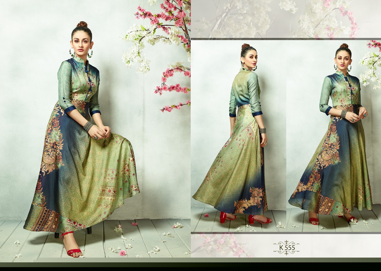 Silk Mode Vol-2 By Eternal 550 To 557 Series Beautiful Colorful Stylish Fancy Casual Wear & Ethnic Wear & Ready To Wear Manipuri Printed Kurtis At Wholesale Price