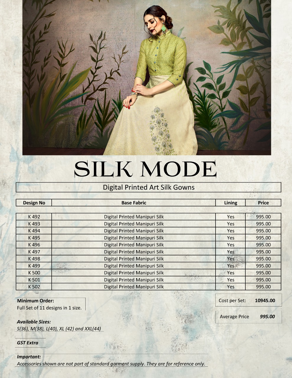 Silk Mode By Eternal 492 To 502 Series Designer Beautiful Stylish Fancy Colorful Party Wear & Ethnic Wear Manipuri Silk Printed Kurtis At Wholesale Price