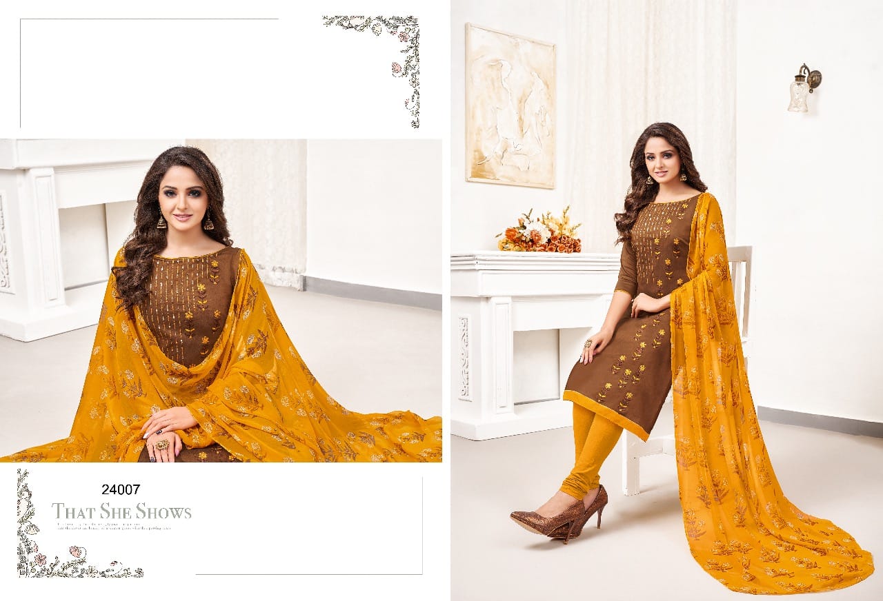 Silky Vol-3 By Kapil Tex 24001 To 24012 Series Indian Traditional Wear Collection Beautiful Stylish Fancy Colorful Party Wear & Occasional Wear Soft Cotton Dresses At Wholesale Price