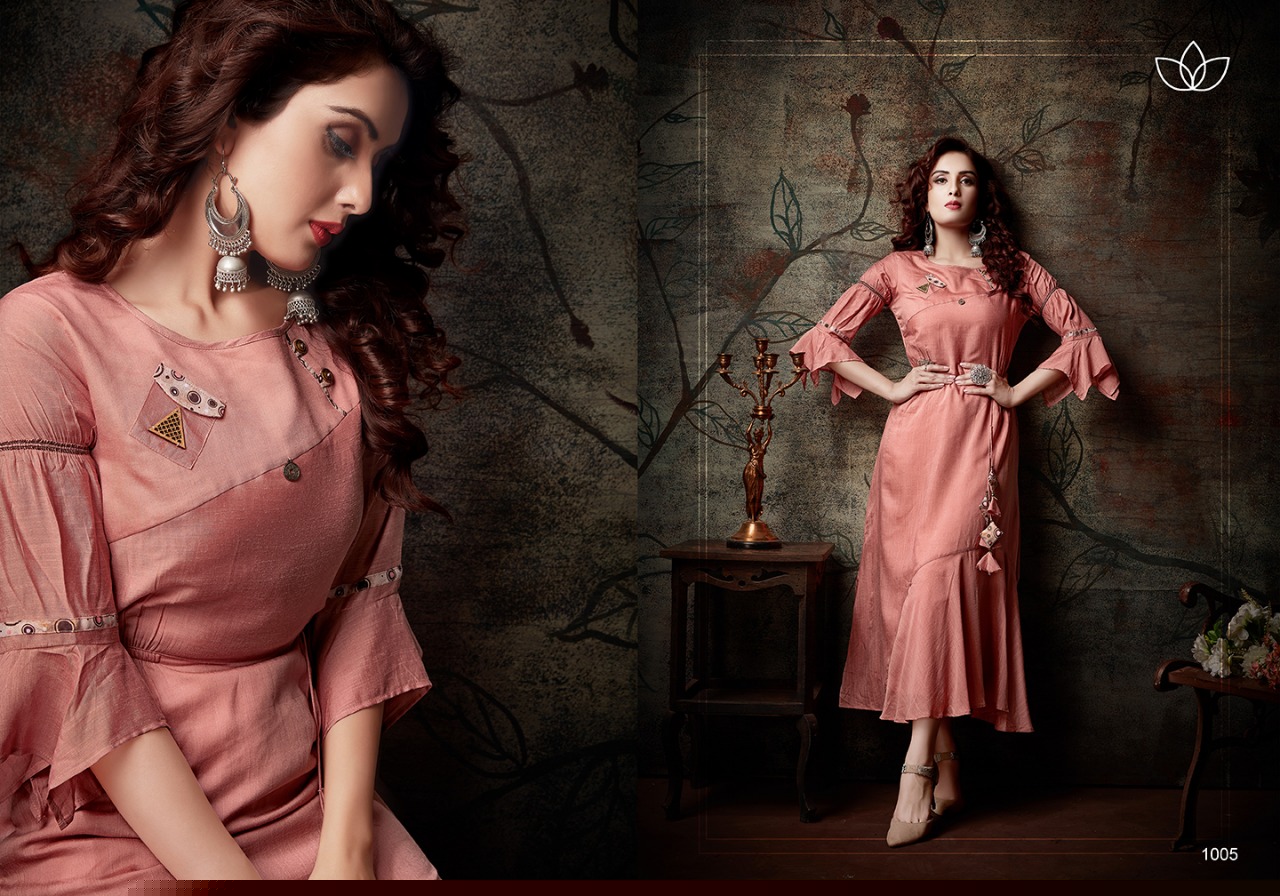 Silver Pearl Vol-2 By Sanidhya Trendz 1001 To 1006 Series Indian Traditional Wear Collection Beautiful Stylish Fancy Colorful Party Wear & Occasional Wear Silk Slub Printed Kurtis At Wholesale Price