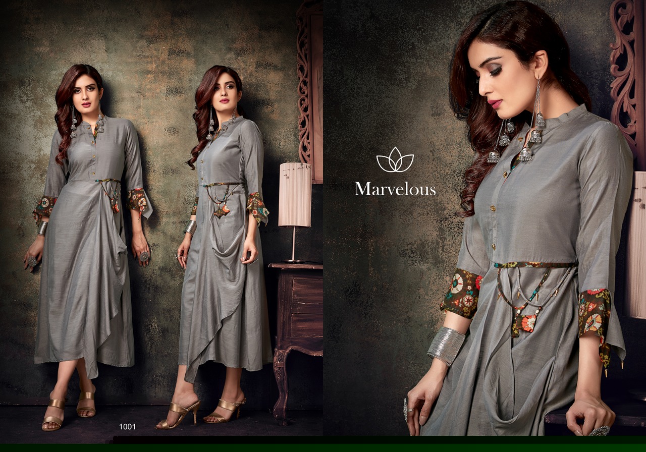 Silver Perls By Sanidhya Trendz 1001 To 1006 Series Stylish Fancy Colorful Collection Casual Wear & Ethnic Wear Pearl Slub Kurtis At Wholesale Price