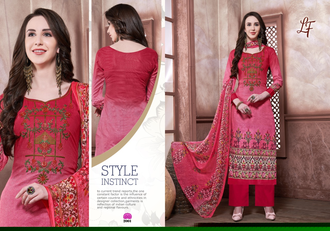 Simar Vol-31 By Lavli 2001 To 2010 Beautiful Suits Colorful Stylish Fancy Colorful Casual Wear & Ethnic Wear Cotton Cambric Print With Embroidered Dresses At Wholesale Price