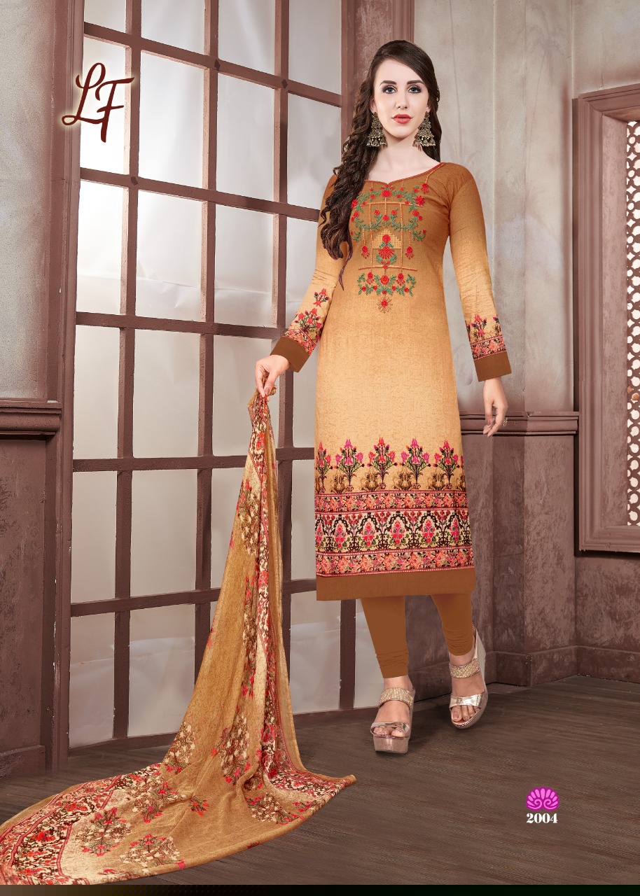 Simar Vol-31 By Lavli 2001 To 2010 Beautiful Suits Colorful Stylish Fancy Colorful Casual Wear & Ethnic Wear Cotton Cambric Print With Embroidered Dresses At Wholesale Price