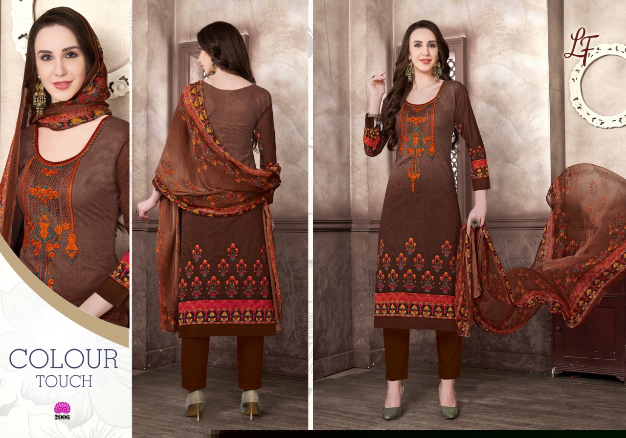 Simar Vol-31 By Lavli 2001 To 2010 Beautiful Suits Colorful Stylish Fancy Colorful Casual Wear & Ethnic Wear Cotton Cambric Print With Embroidered Dresses At Wholesale Price