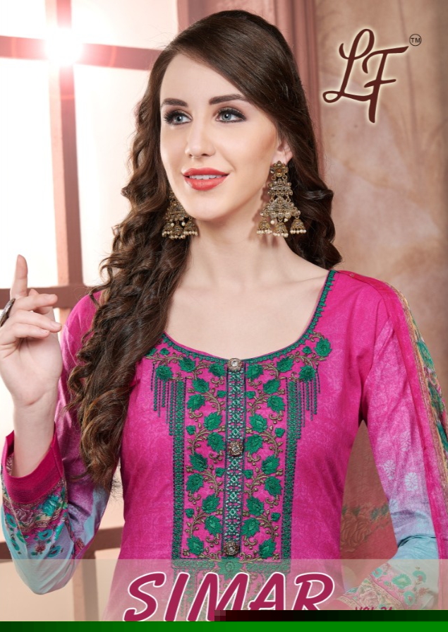 Simar Vol-31 By Lavli 2001 To 2010 Beautiful Suits Colorful Stylish Fancy Colorful Casual Wear & Ethnic Wear Cotton Cambric Print  With Embroidered Dresses At Wholesale Price
