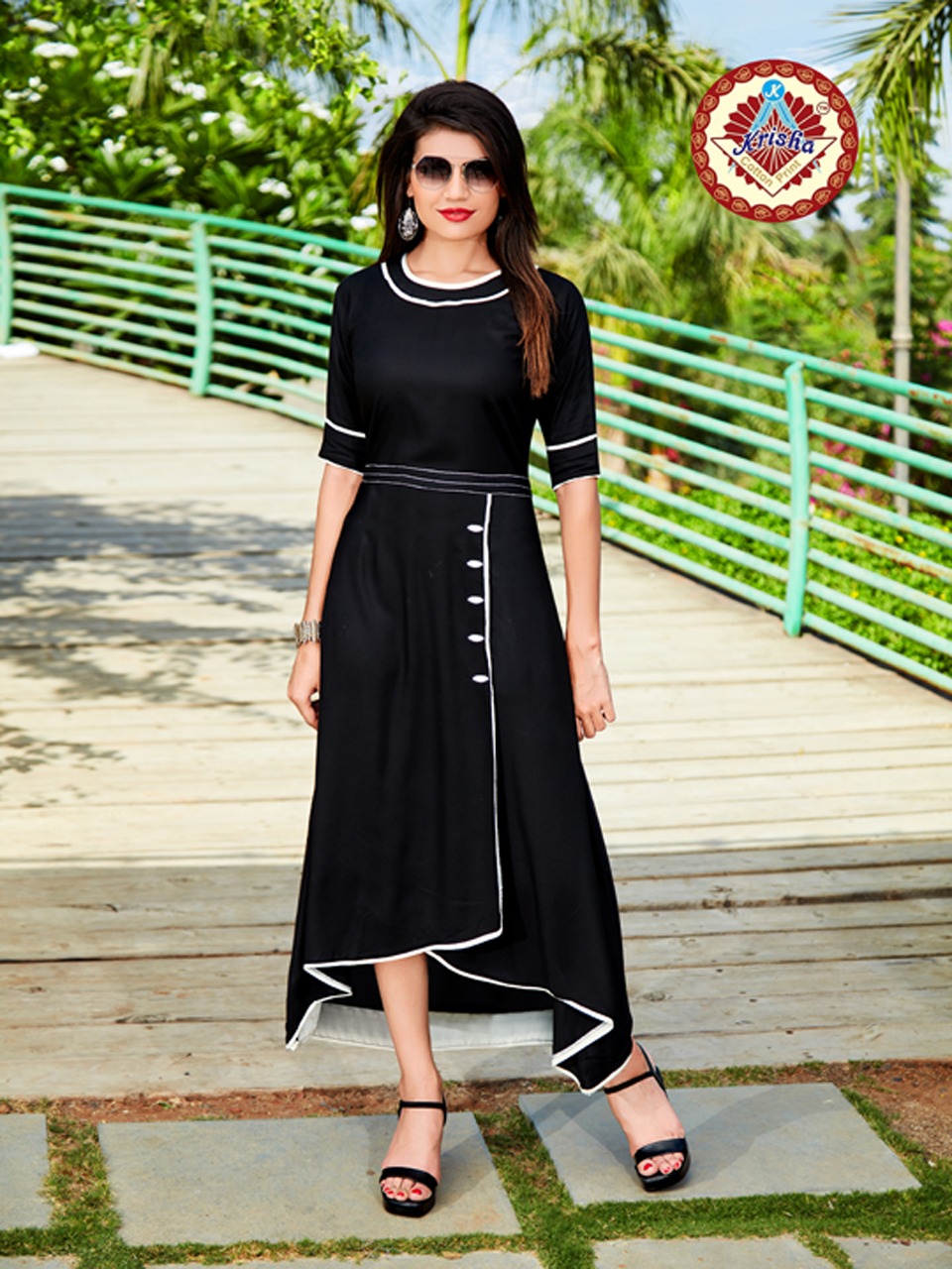 Simi Vol-2 By Krisha 21 To 26 Series Designer Beautiful Stylish Fancy Colorful Casual Wear & Ethnic Wear Heavy Rayon Printed Kurtis At Wholesale Price