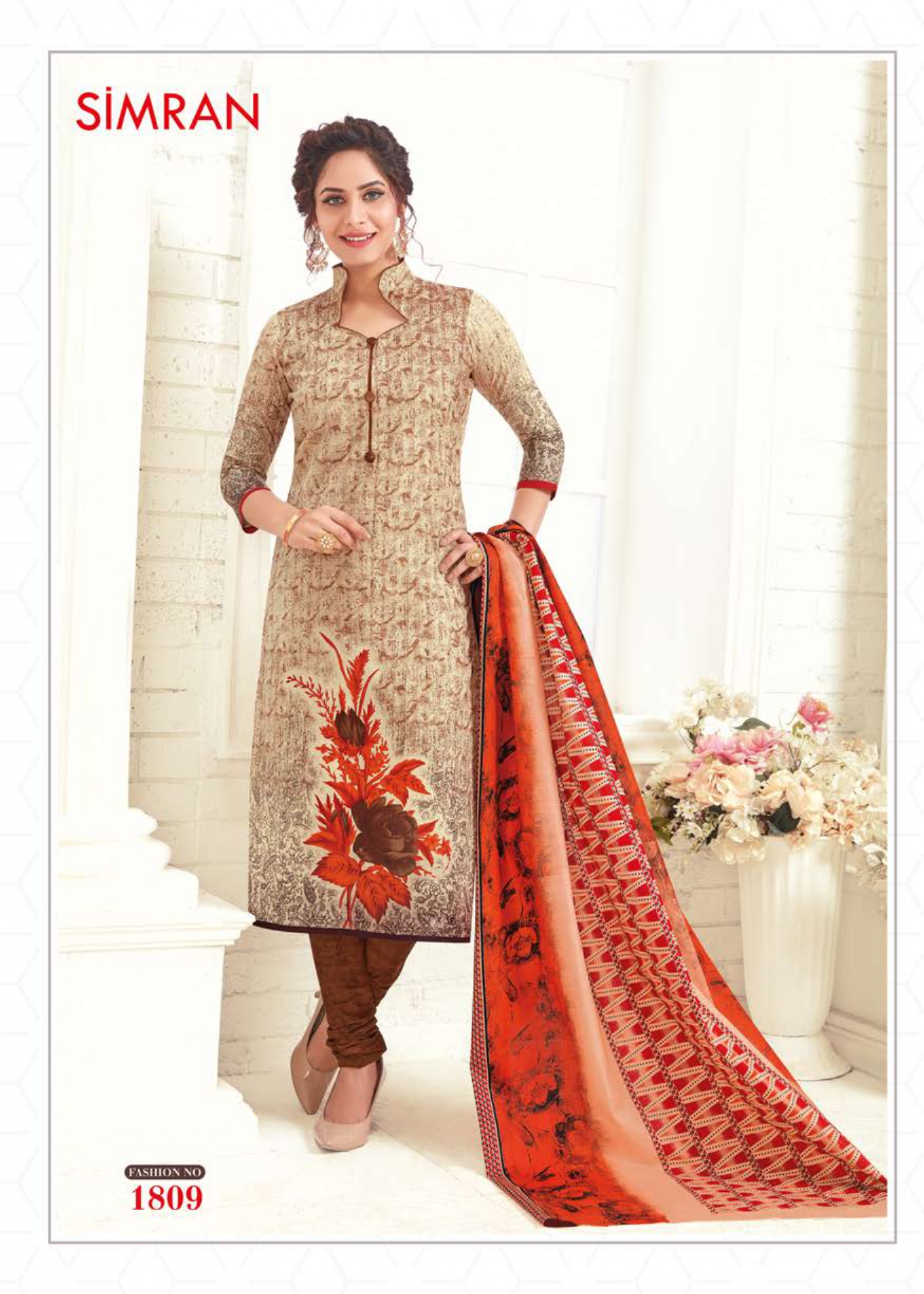 Simran Vol-8 By Navkar Fab Tex 1801 To 1816 Series Beautiful Suits Stylish Fancy Colorful Party Wear & Ethnic Wear Cotton Printed Dresses At Wholesale Price