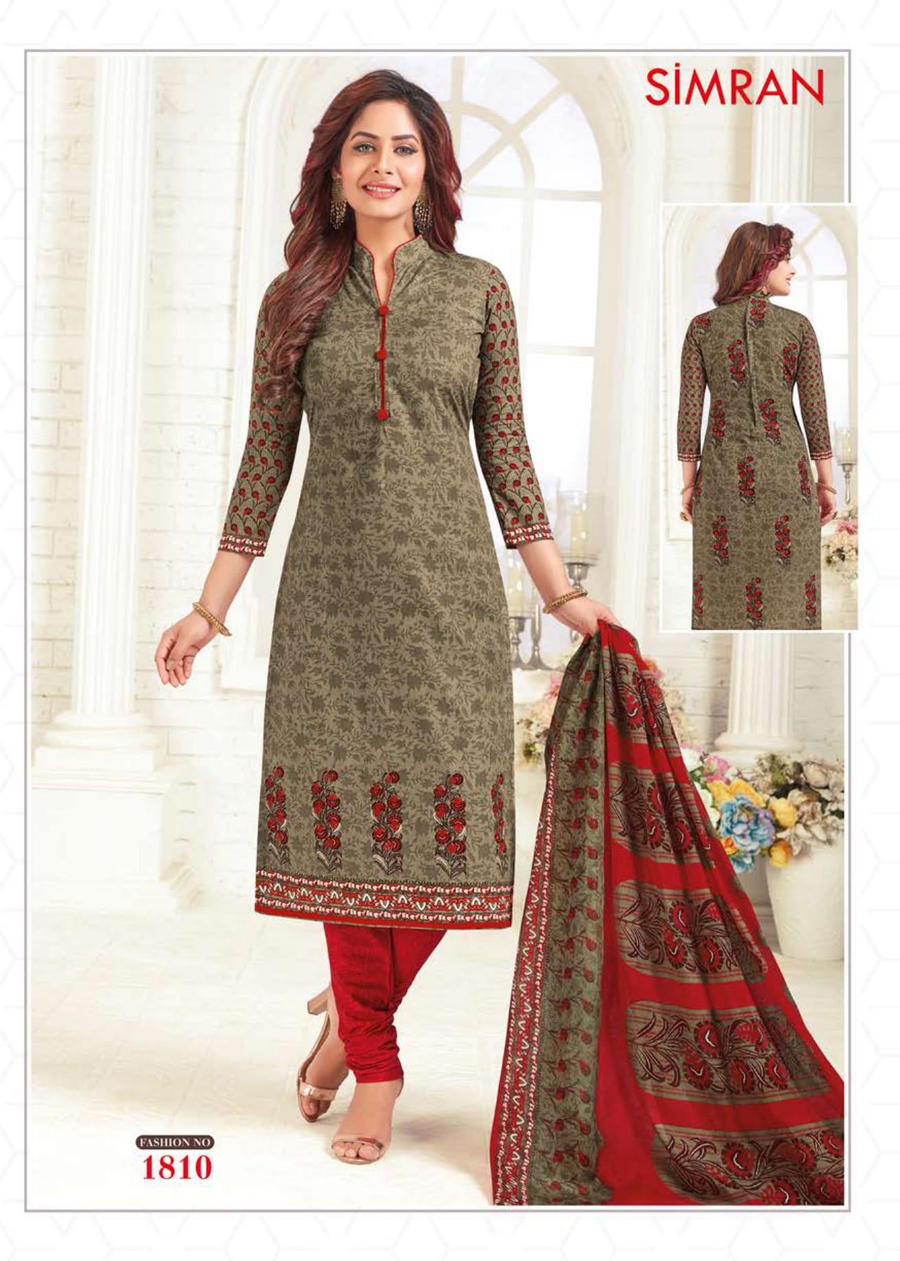 Simran Vol-8 By Navkar Fab Tex 1801 To 1816 Series Beautiful Suits Stylish Fancy Colorful Party Wear & Ethnic Wear Cotton Printed Dresses At Wholesale Price