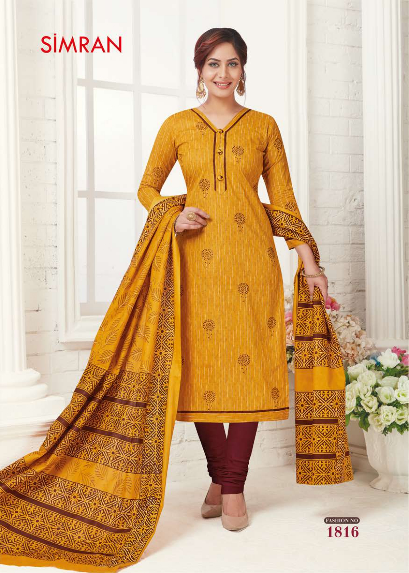 Simran Vol-8 By Navkar Fab Tex 1801 To 1816 Series Beautiful Suits Stylish Fancy Colorful Party Wear & Ethnic Wear Cotton Printed Dresses At Wholesale Price