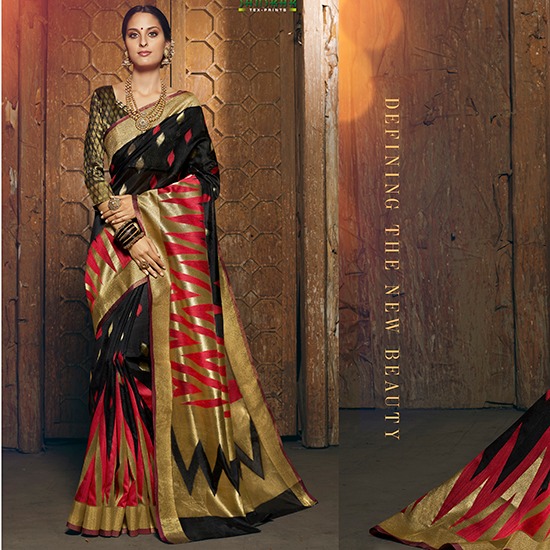 Sinduri By Sanskar Sarees 411 To 419 Series Indian Traditional Wear Collection Beautiful Stylish Fancy Colorful Party Wear & Occasional Wear Chanderi Sarees At Wholesale Price