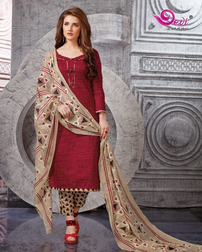 Sixer Vol-7 By Devi 7001 To 7012 Series Beautiful Stylish Fancy Colorful Casual Wear & Ethnic Wear Cotton Printed Dresses At Wholesale Price