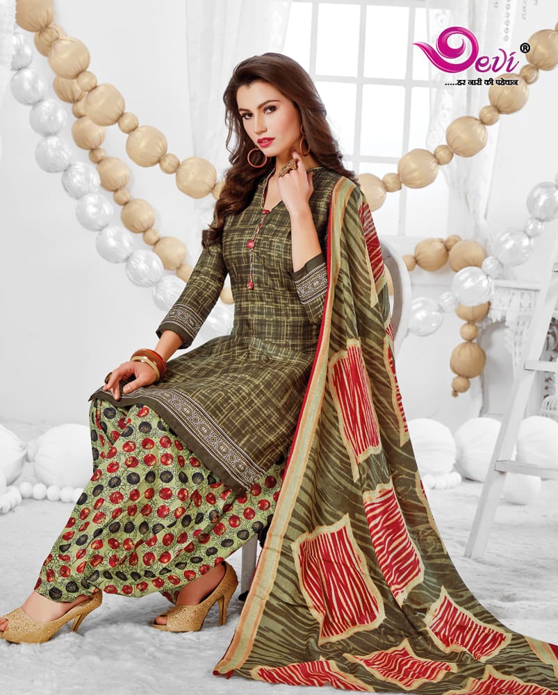Sixer Vol-8 By Devi 8001 To 8016 Series Indian Traditional Wear Collection Beautiful Stylish Fancy Colorful Party Wear & Occasional Wear Cotton Printed Dress At Wholesale Price