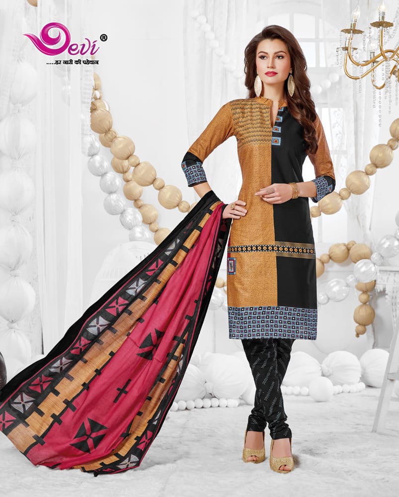Sixer Vol-8 By Devi 8001 To 8016 Series Indian Traditional Wear Collection Beautiful Stylish Fancy Colorful Party Wear & Occasional Wear Cotton Printed Dress At Wholesale Price