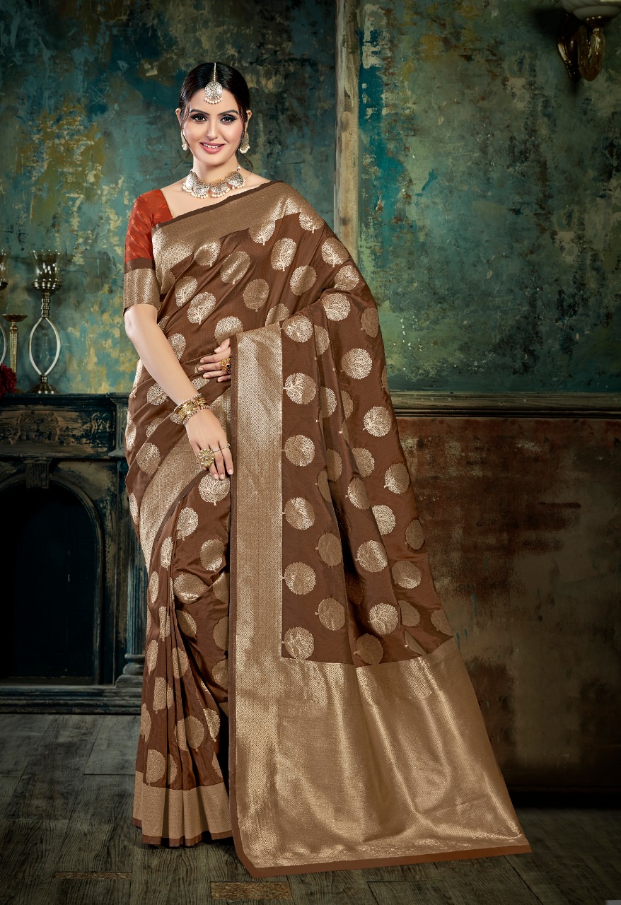 Siya Silk By Sanskar Print 01 To 07 Series Indian Beautiful Traditional Wear Collection Colorful Stylish Party Wear & Occasional Wear Banaras Silk Sarees At Wholesale Price