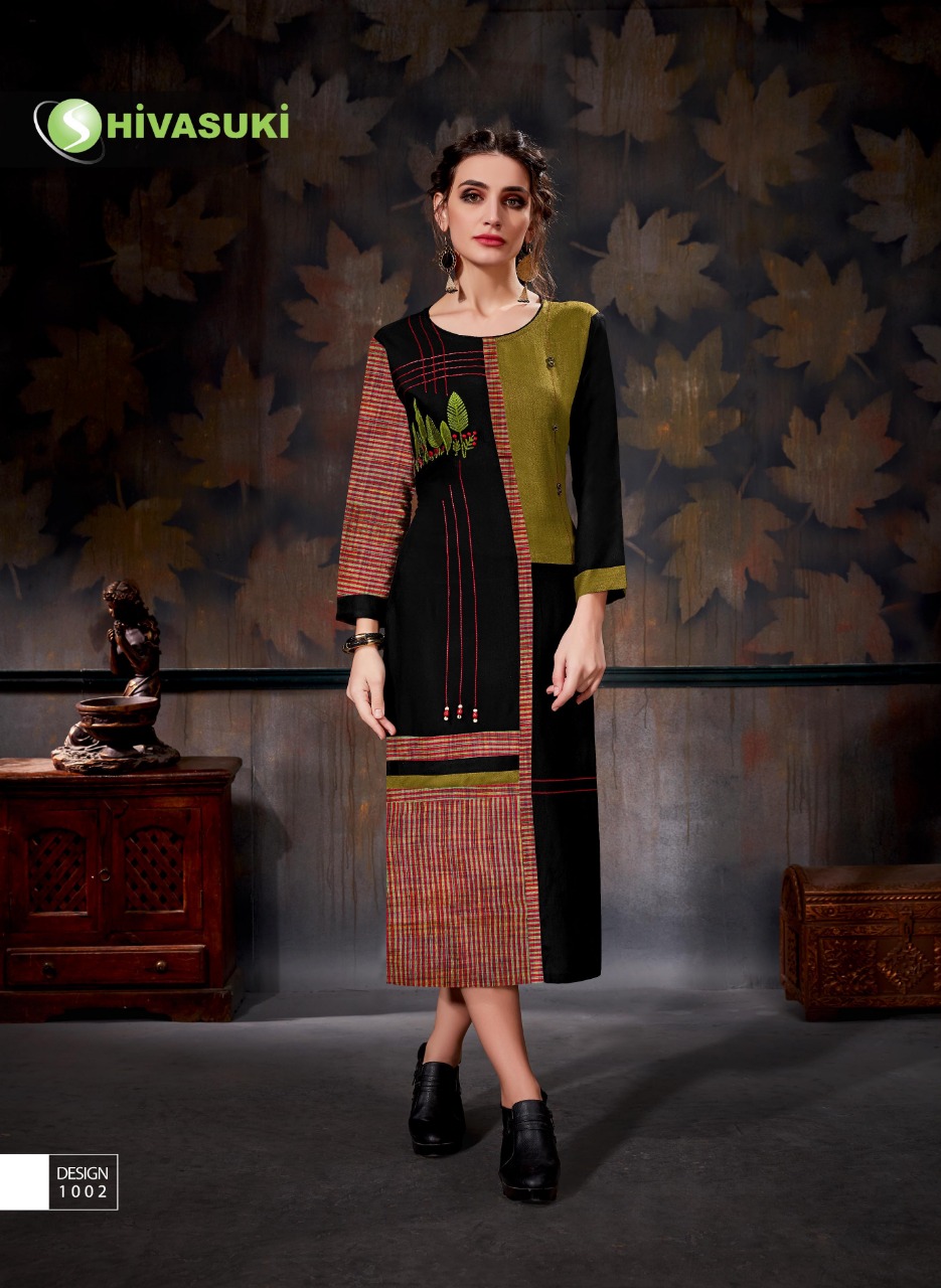 Smaal Steps By Shivasuki 1001 To 1008 Series Beautiful Colorful Stylish Fancy Casual Wear & Ethnic Wear & Ready To Wear Mix Fabric Kurtis At Wholesale Price