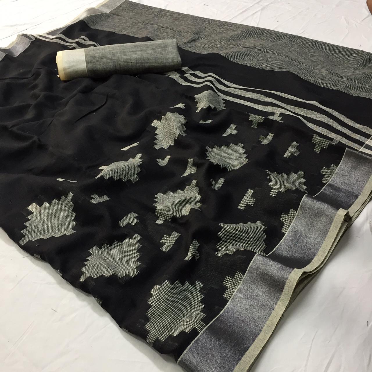 Sneha Silk By Fashid Wholesale A Indian Traditional Wear Collection Beautiful Stylish Fancy Colorful Party Wear & Occasional Wear Linen Silk Sarees At Wholesale Price
