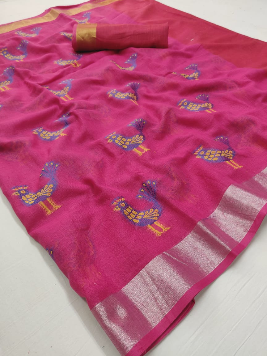 Sneha Silk By Fashid Wholesale A Indian Traditional Wear Collection Beautiful Stylish Fancy Colorful Party Wear & Occasional Wear Linen Silk Sarees At Wholesale Price