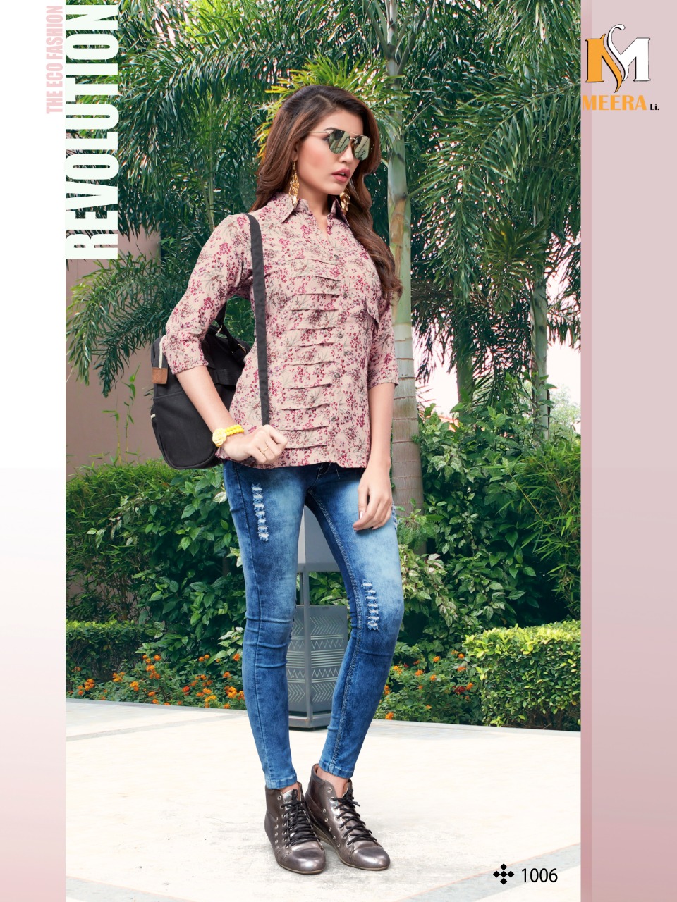 Sofiya By Meerali 1001 To 1008 Series Beautiful Colorful Stylish Fancy Casual Wear & Ethnic Wear & Ready To Wear Pure Viscose Rayon Printed Kurtis At Wholesale Price