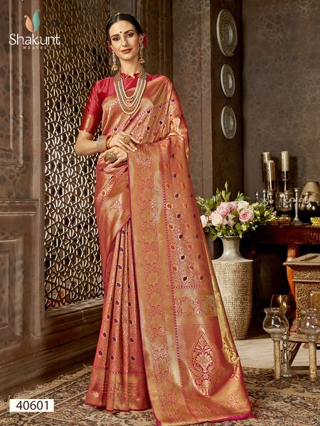 Sohini By Shakunt 40601 To 40606 Series Indian Traditional Wear Collection Beautiful Stylish Fancy Colorful Party Wear & Occasional Wear Art Silk Embroidered Sarees At Wholesale Price