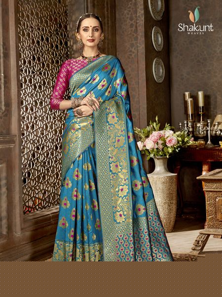 Sohini By Shakunt 40601 To 40606 Series Indian Traditional Wear Collection Beautiful Stylish Fancy Colorful Party Wear & Occasional Wear Art Silk Embroidered Sarees At Wholesale Price