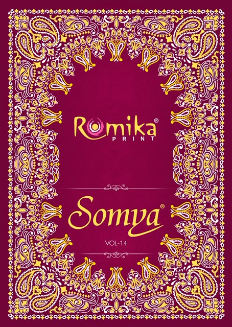Somya Vol-14 By Romika Prints 1233 To 1244 Series Beautiful Suits Stylish Fancy Colorful Party Wear & Ethnic Wear Cotton Printed Dresses At Wholesale Price