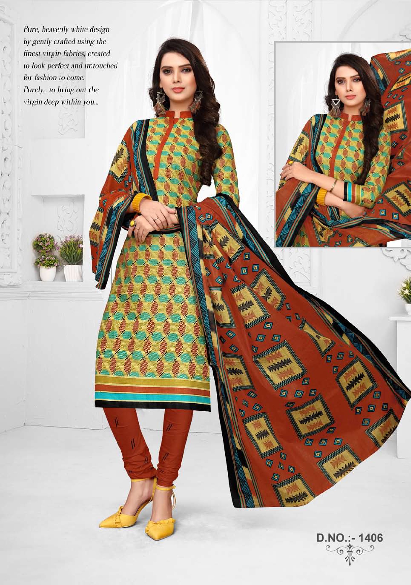 Sona Vol-29 By Raj Print 1401 To 1410 Series Stylish Fancy Beautiful Colorful Casual Wear & Ethnic Wear Pure Cotton Printed Dresses At Wholesale Price
