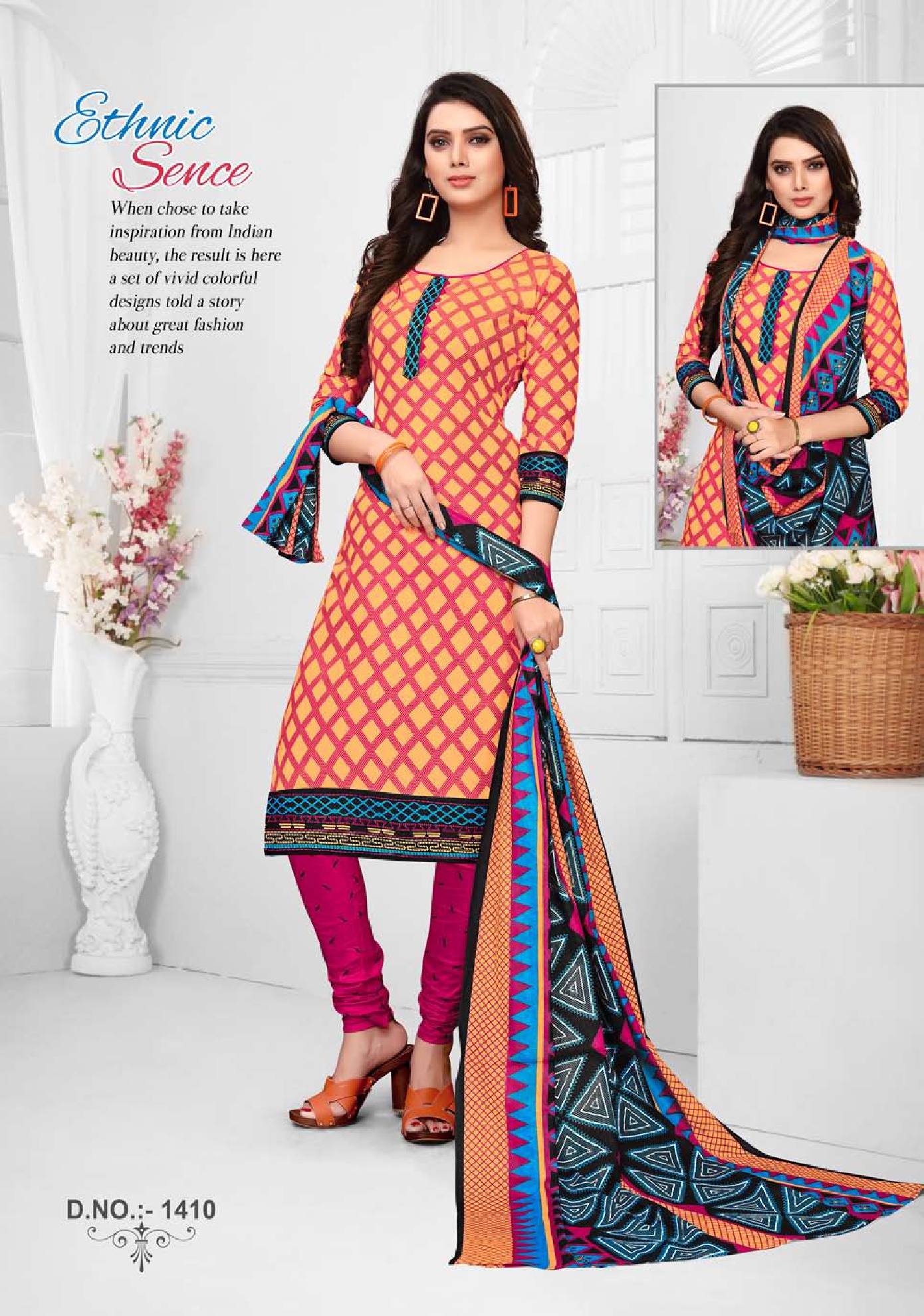 Sona Vol-29 By Raj Print 1401 To 1410 Series Stylish Fancy Beautiful Colorful Casual Wear & Ethnic Wear Pure Cotton Printed Dresses At Wholesale Price